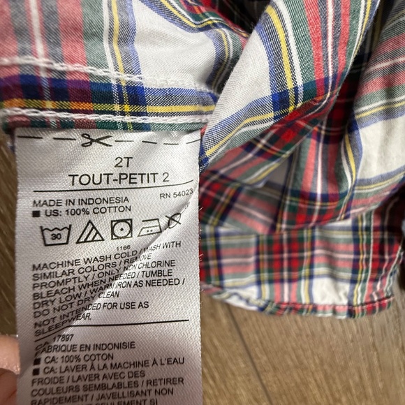 Janie & Jack Boys Holiday Button Down Shirt and Sweater 2T Winter Red Christmas - Picture 16 of 16